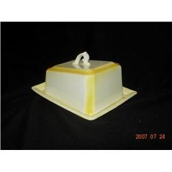 England MFC Cheese Dish, Yellow/white