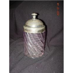 EAPG Silver Lid Sugar Jar