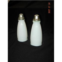 Opalescent Milk Glass S&p Shakers