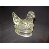 Image 1 : Glass Chicken Candy Container