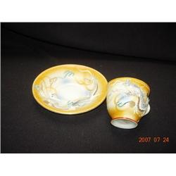Dragon ware Demitasse Cup & Saucer