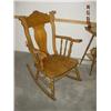 Image 1 : Solid Oak Rocking Chair