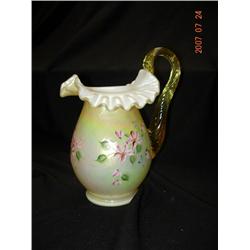 Fenton Hand Painted Pitcher