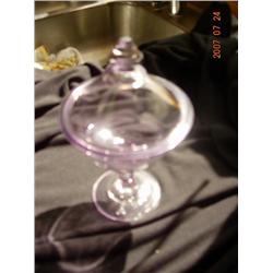 EAPG Purple Candy Dish