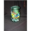 Image 1 : Marbles in Bail Top Canning Jar