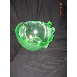 D & B Depression Glass Mixing Bowl