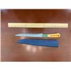 Image 1 : Hand Forged Damascus Knife with Sheath
