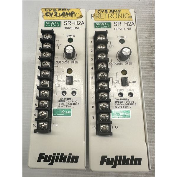 (2) Fujikin  #SR-H2A-D Drive Units