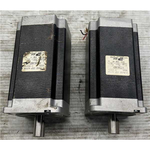 (2) Applied Motion #HT34-487 2 Phase Step Motors