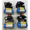 Image 1 : (4) Universal Components #PC-S2F-3 Pneumatic Actuated Valve w/Mechanical Switch IP:67