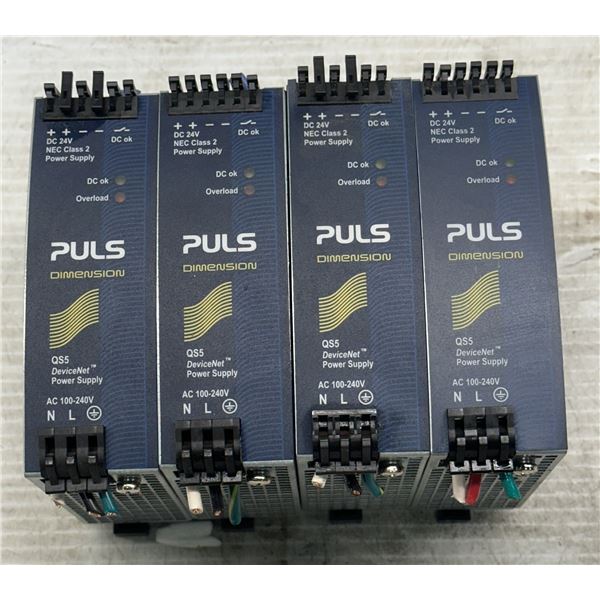 (4) Puls #QS5.DNET Power Supplies
