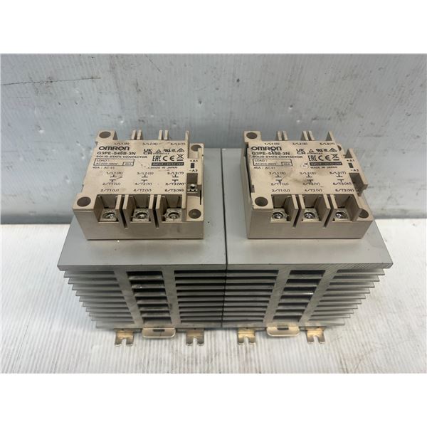 (2) Omron #G3PE-545B-3N Solid State Contactors