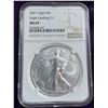 Image 1 : AMERICAN SILVER EAGLE - 2021 T-2 MS69