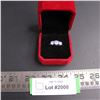 Image 1 : ^ 2.00 CT TW GRA Certified Round Brilliant Cut Moissanite VVS D Color With the Center Being 1.00 CT 