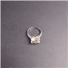 Image 2 : ^ 5.00 CT GRA Certified Round Brilliant Cut Moissanite VVS D Color With 14 Round Cut Cubic Zirconium