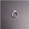 Image 3 : ^ 1.00 CT GRA Certified Round Brilliant Cut Moissanite VVS Blue Color With 34 Round Cut Cubic Zircon