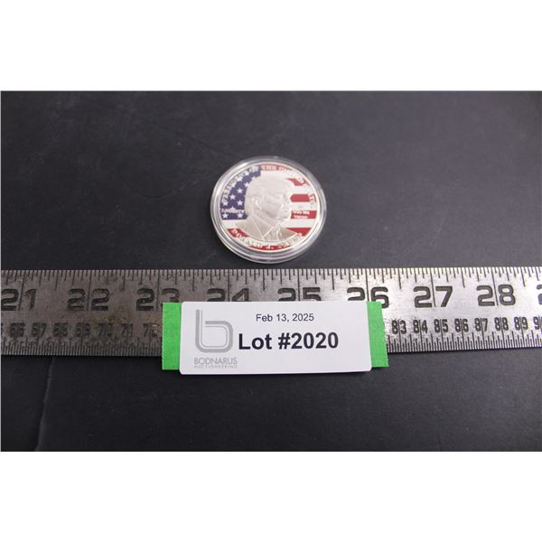 Donald J. Trump POTUS Silver Token American Coin