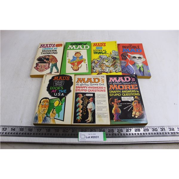 (7) Vintage MAD Comic Books