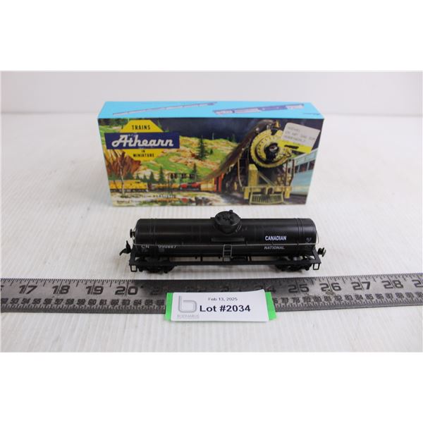 Athearn Miniature Train Dome Tank Car "Canadian National Railway" in Original Box