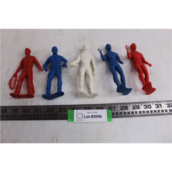 (5) Vintage Marx Play Figures