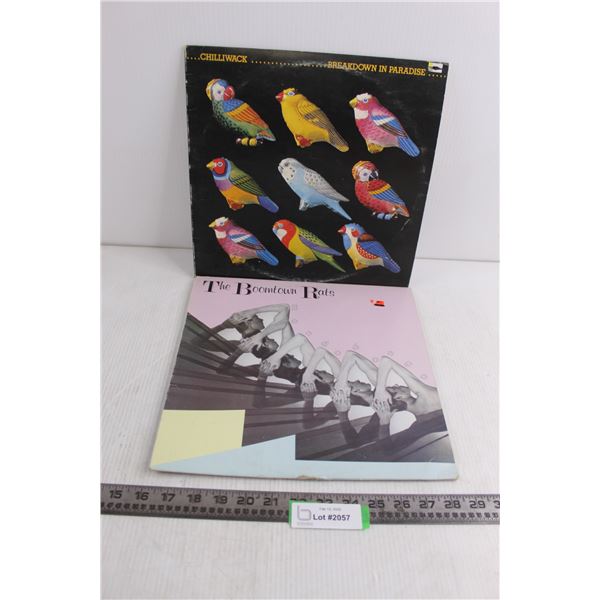 (2) Vinyl Records (Chilliwack & Boomtown Rats)