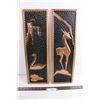 Image 1 : Pair of Copper Craft "Animal Themed" Metal Wall Art 7" x 22"