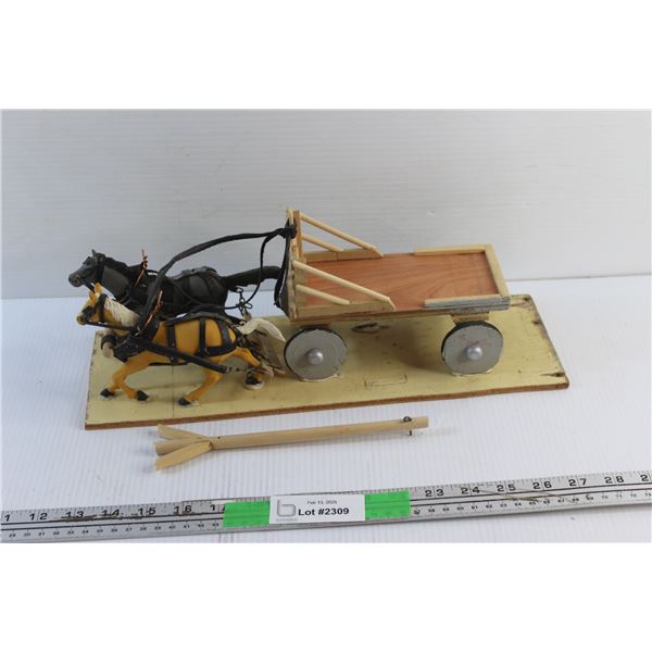 Horse Drawn Carriage Decor - As Is