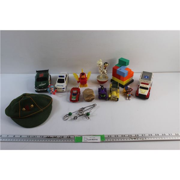 Boy Scout Hat, Car & Kids Toys and Mind Puzzles