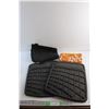 Image 1 : (2) Rubber Mats 17'' x 13'' and (2) Tote Bags