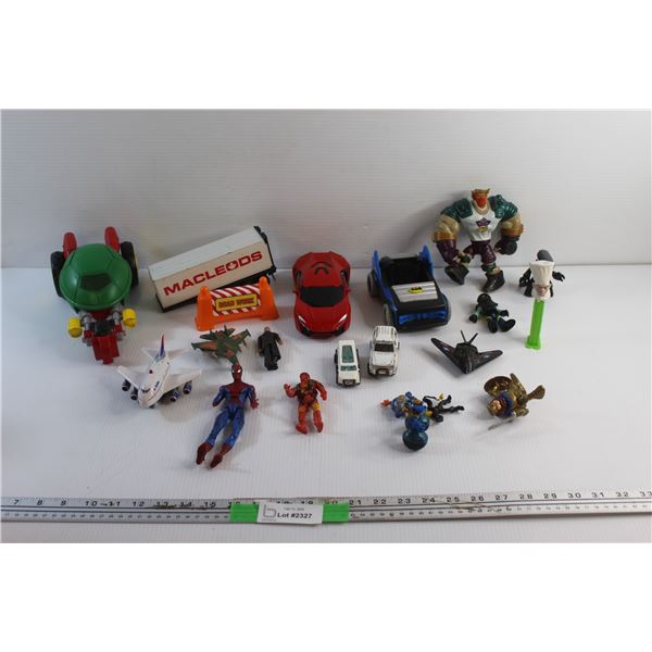 Assorted Kids Toys and Ratatouille Gum Dispenser