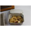 Image 6 : (4) Photo Frames - Size from 7'' 4 1/2'' to 10'' x 7 1/2'', Tin Box, Vintage Matches and (2) Books
