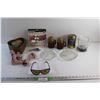 Image 1 : Dog Harness, Sunglasses, Tin Boxes, Ceramic Salt & Pepper Shakers, Indoor Flood Light Bulbs, (2) Div