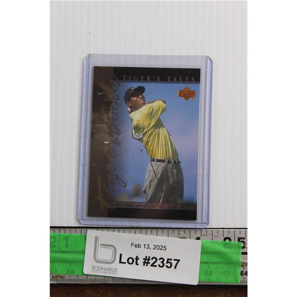 Upper Deck Tiger's Tales Trading Baseball Card - Authenticity Not Guaranteed
