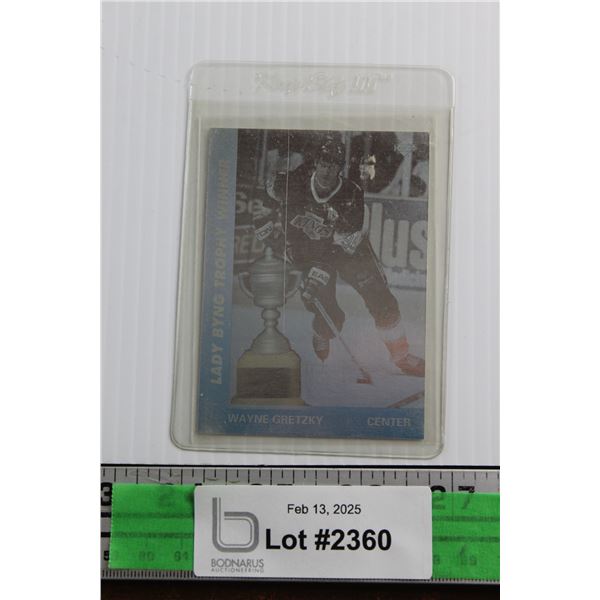 Lady Byng Trophy Winner Wayne Gretzky Trading Hockey Card - Authenticity Not Guaranteed