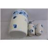 Image 2 : Bathroom Amenities Lot ("Seashell" Set Soap/Toothbrush Holder/Garbage, Assorted Shower Curtain Rings