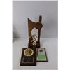 Image 2 : Miscellaneous Trophies- Soccer, Curling, Volleyball Up to 12.5" Tall