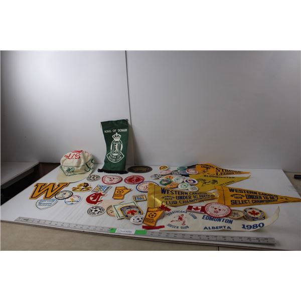 Miscellaneous Badges, Pennants, Vintage U of S Hat