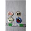 Image 1 : (4) Vintage Hockey Buttons