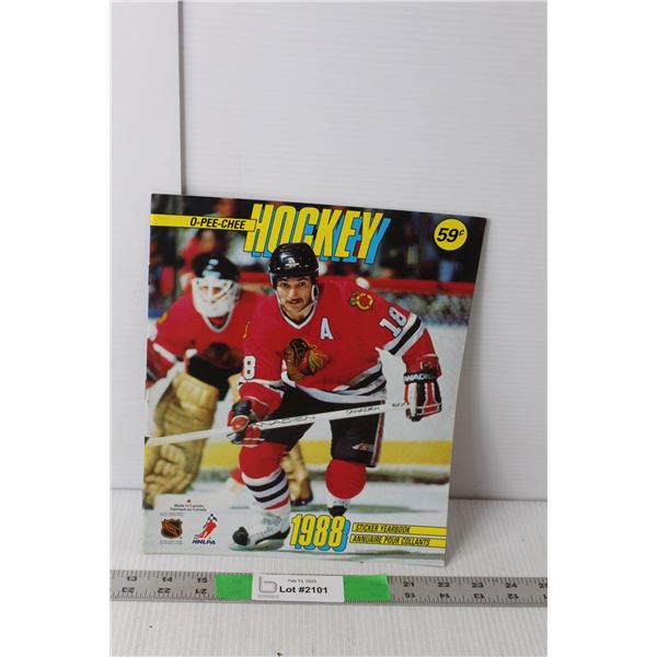 O-Pee-Chee 1988 Hockey Sticker Yearbook