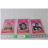 Image 1 : (3) O-Pee-Chee Pin-Ups- Bill Symons, Bill Frank, John Wydareny 7" Tall x 5.5" Wide