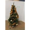 Image 1 : *Mini Christmas Tree with Ornaments and Lights- As Is 48" Tall