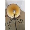 Image 2 : *(2) Vintage Tri Lamps with Tan Shades 27" Tall x 15" Wide- Powers On