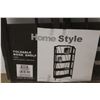 Image 2 : *Home Style Foldable Wooden Book Shelf, Sealed- 26" Wide x 9" Deep x 42.5" Tall Approx