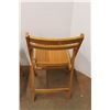 Image 2 : *(2) Wooden Folding Chairs 31.75" Tall x 18" Deep x 18" Wide