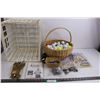 Image 1 : Golfer's Lot (Basket of Balls, Bags of Tees & Cleets, Misc.)