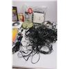 Image 4 : Computer Media Lot (Games, Home Office, Photography, Cords), 2 Sets of Multi-Color String Lights - T