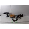 Image 1 : Black & Decker Jigsaw & Ryobi 12V Drill Driver- Both As Is, Ryobi Battery Charger-Powers On and (2) 