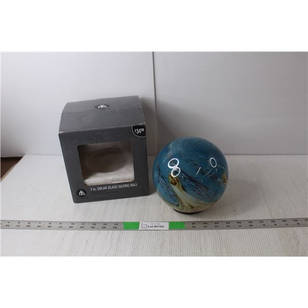 Home Trends 7 In. Solar Gazing Ball, Untested