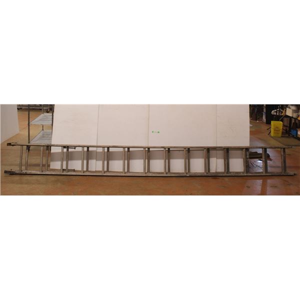 ** 25 ft Aluminum Foldable Step Ladder - Cannot Be Shipped