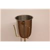 Image 2 : Aluminum Ice Bucket with Brass Stand 32'' x 9'' - Cannot Be Shipped